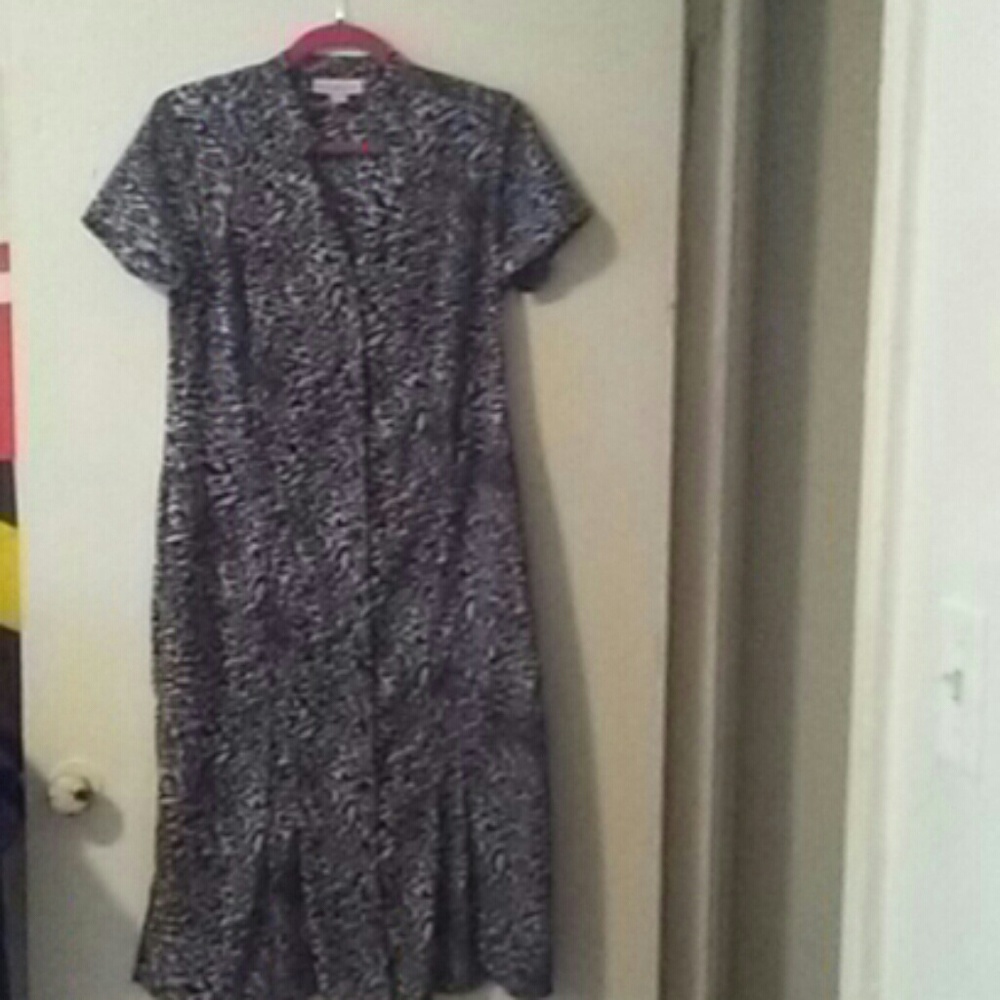 Dana Buchman dress blk/white